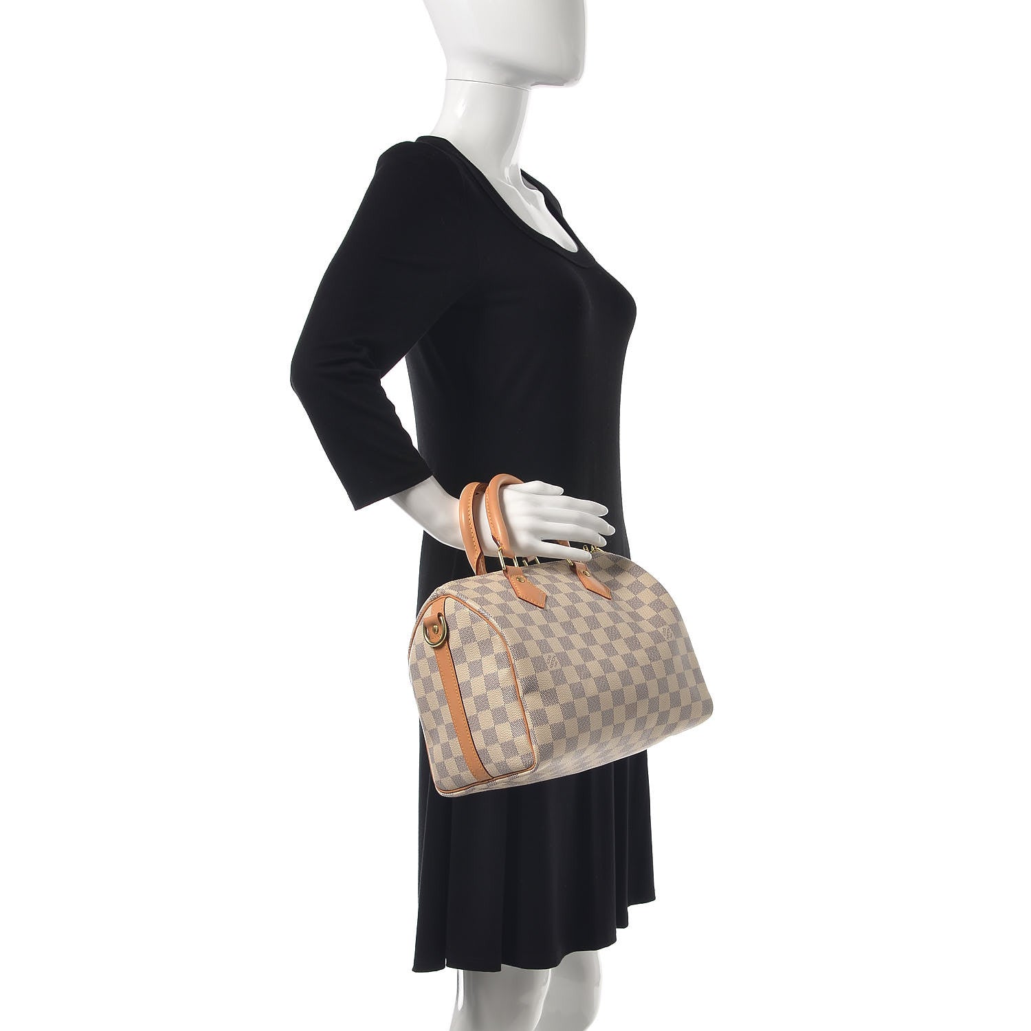Louis Vuitton Damier Azur Speedy Bandouliere 25 2 of 8