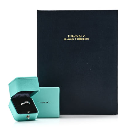 Tiffany Platinum Diamond .37ct Etoile Solitaire Engagement Ring 49 5 6 of 6