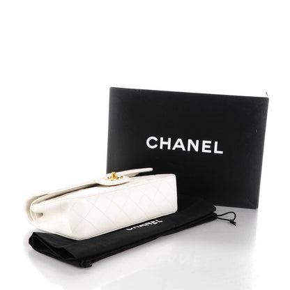 Chanel Lambskin Quilted Small Double Flap White 4 of 10