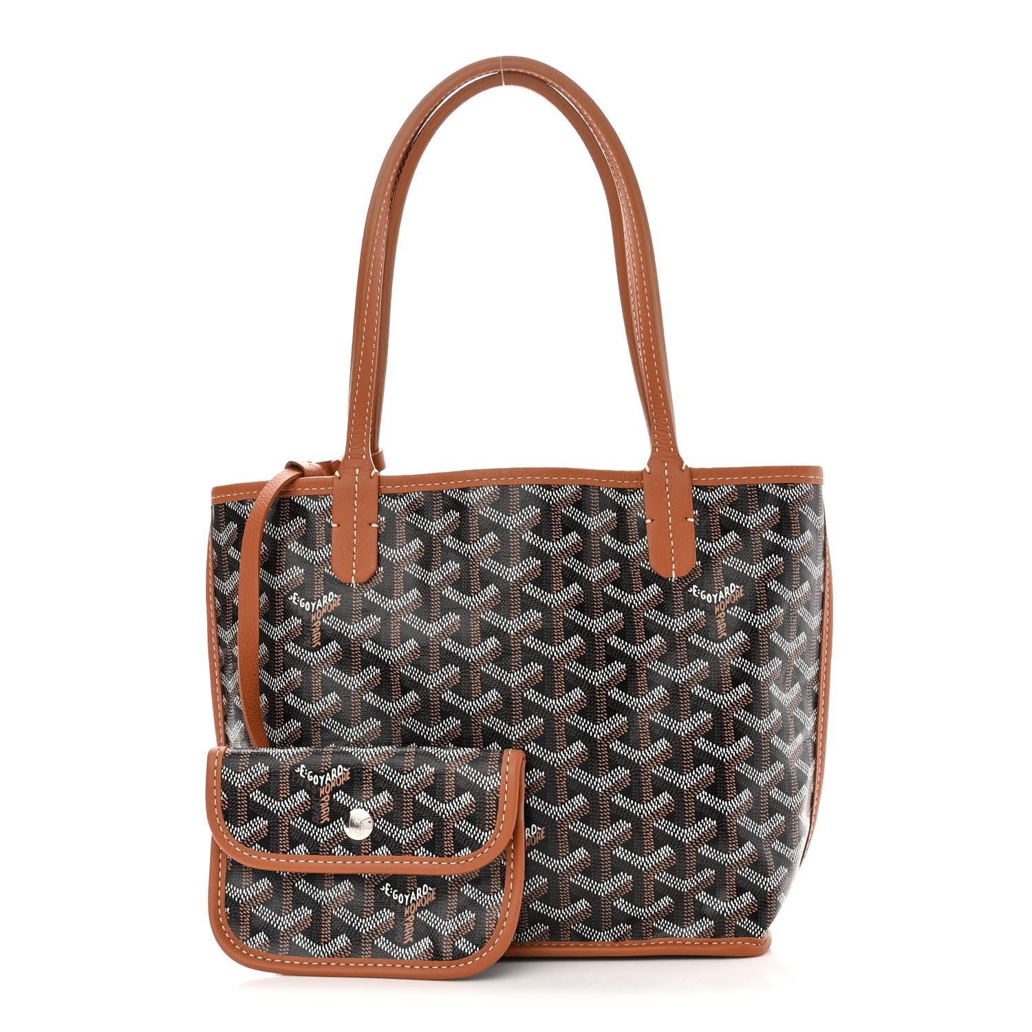 Goyard Goyardine Reversible Mini Anjou Black Gold 1 of 11