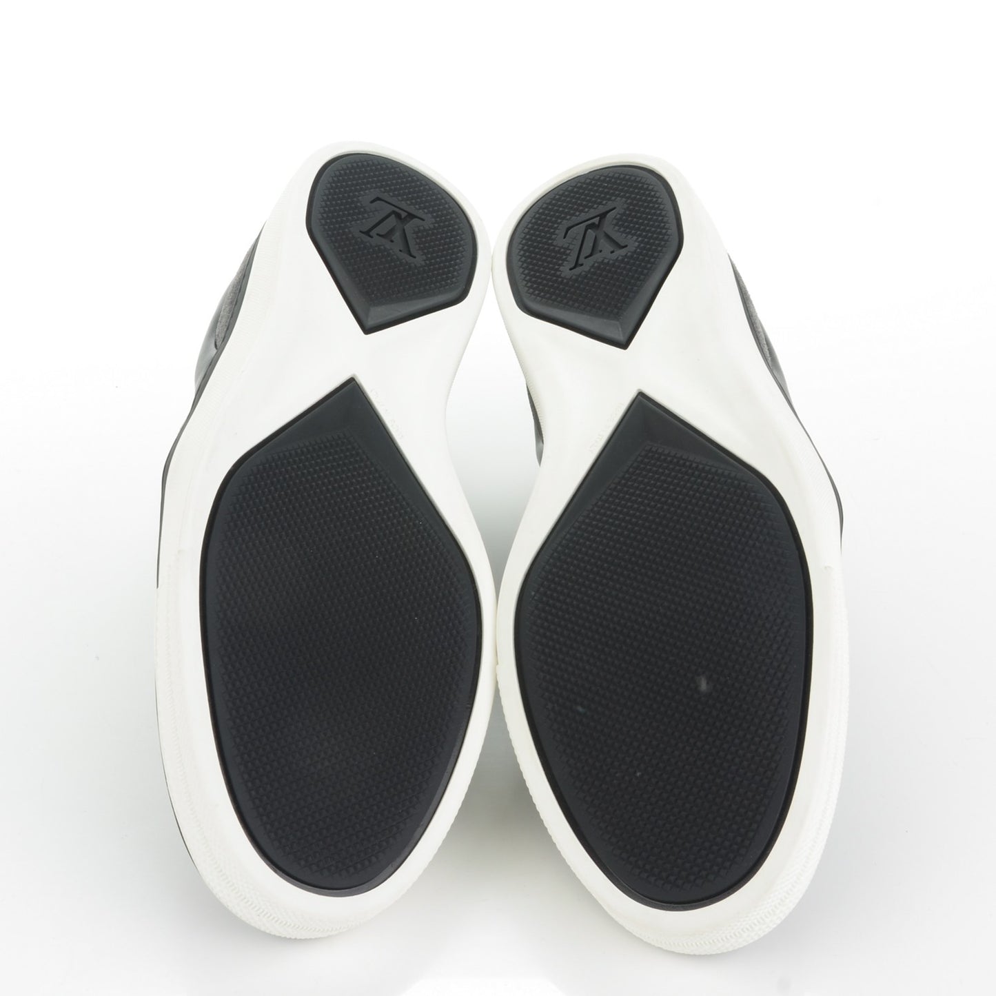 Damier Graphite Rope Twister Slip On 8.5 White