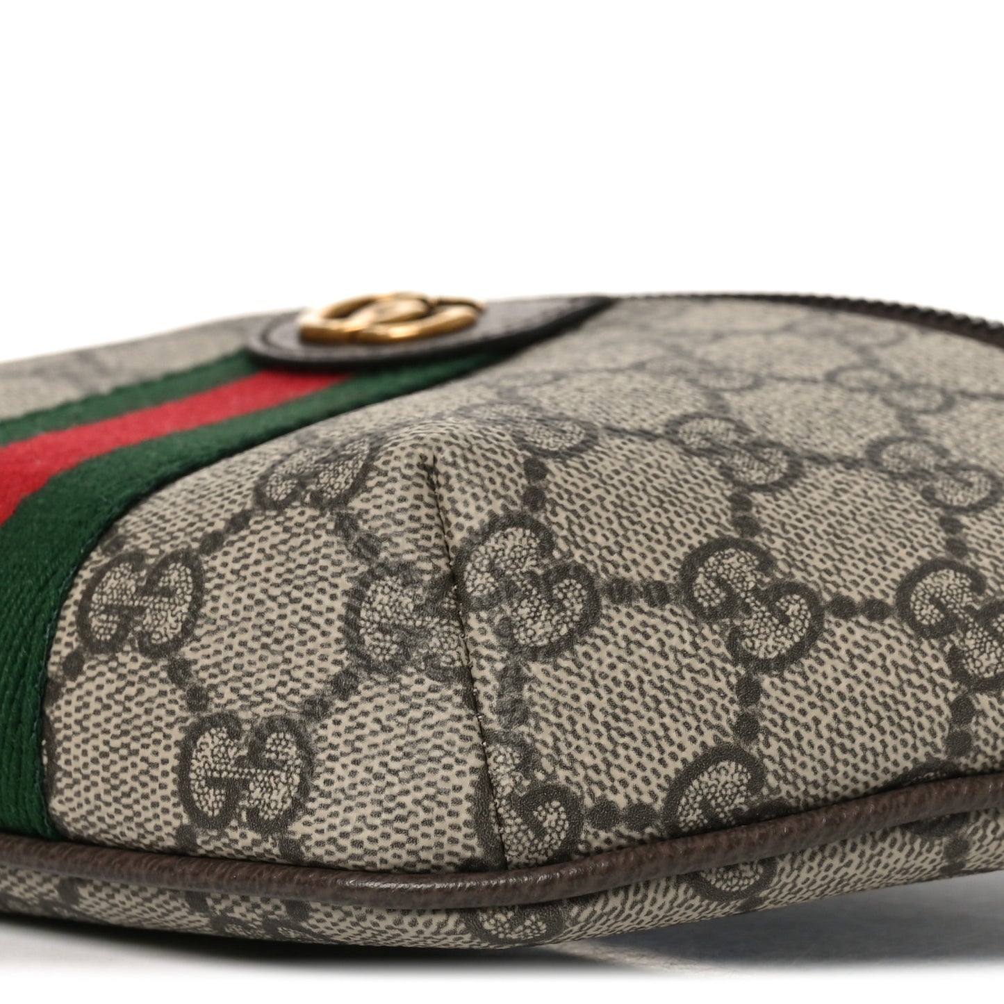 GG Supreme Monogram Web Small Ophidia Belt Bag Beige Ebony New Acero