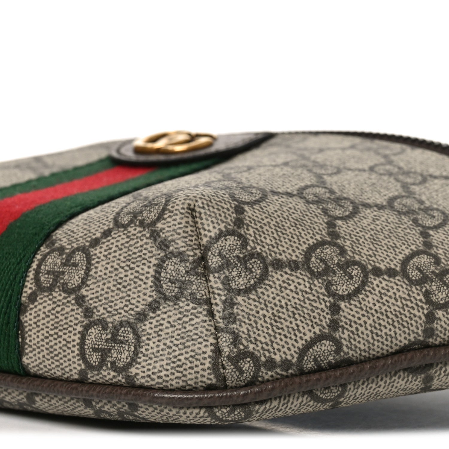 Gucci GG Supreme Monogram Web Small Ophidia Belt Bag Beige Ebony New Acero 9 of 9
