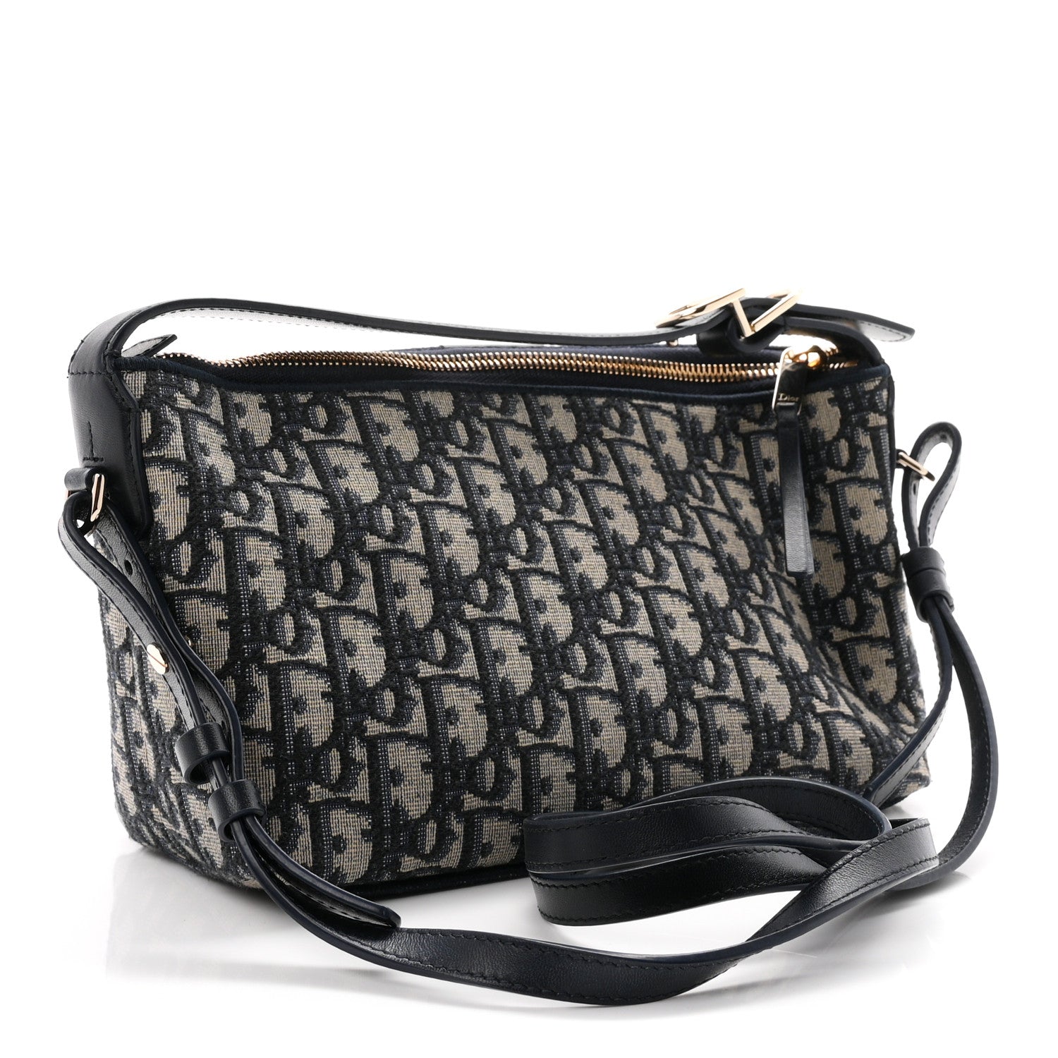 Christian Dior Oblique Nomad Pouch Blue 2 of 10