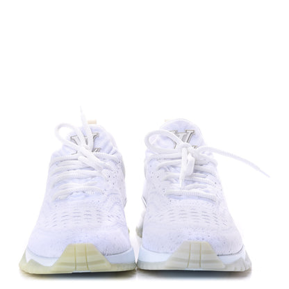 Louis Vuitton Technical Knit Mens V.N.R Sneakers 9 White Silver 2 of 8