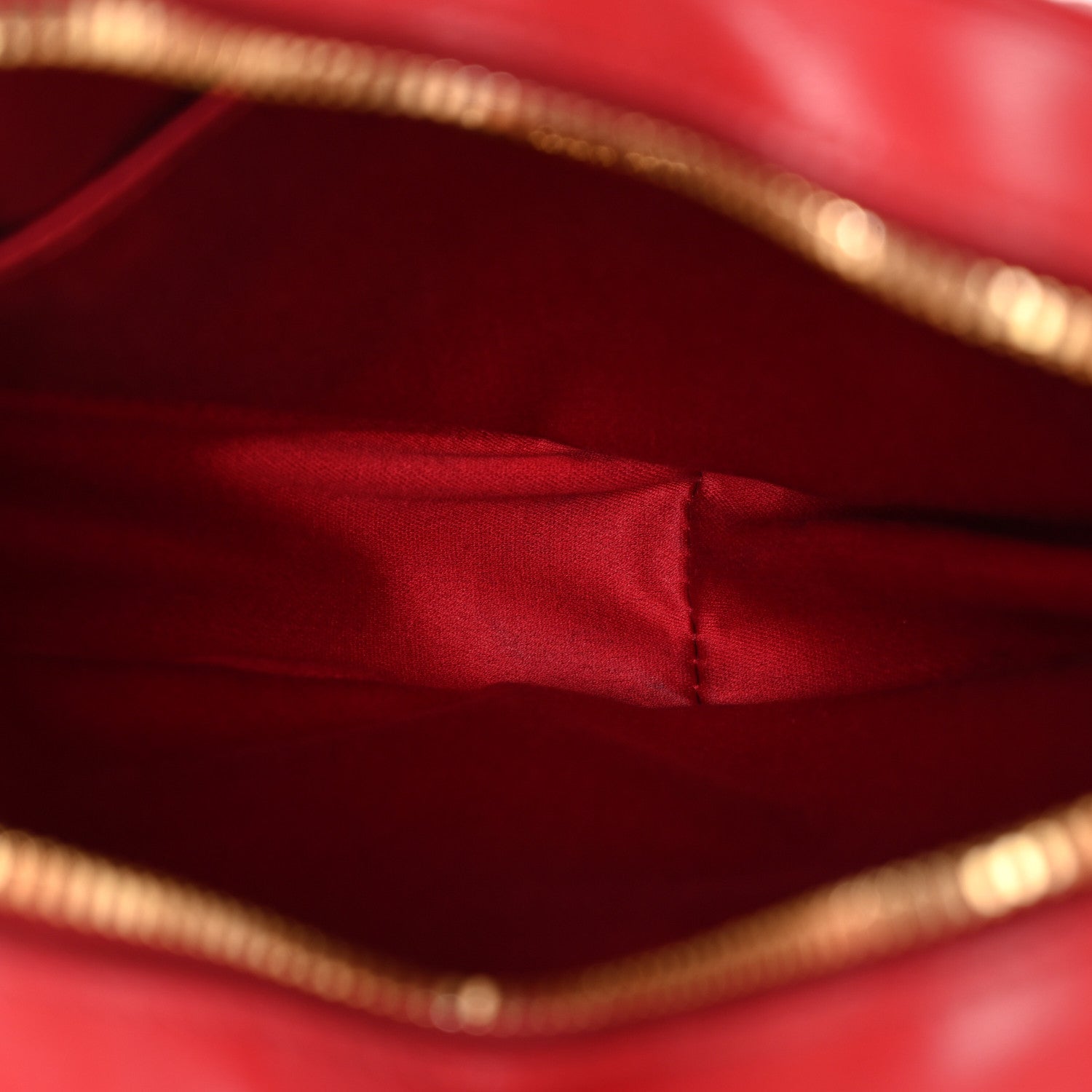 Miu Miu Nappa Matelasse Heart Shoulder Bag Fuoco 5 of 11