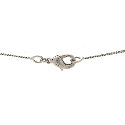 Chanel Baguette Crystal CC Necklace Silver 3 of 3