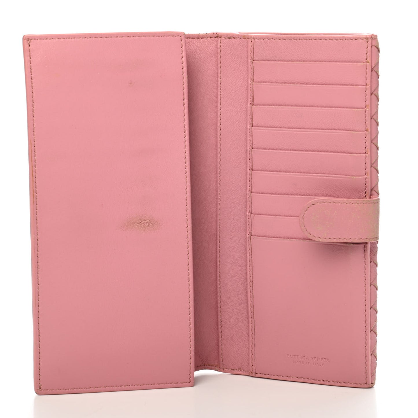 Nappa Intrecciato Continental Flap Wallet Watteau