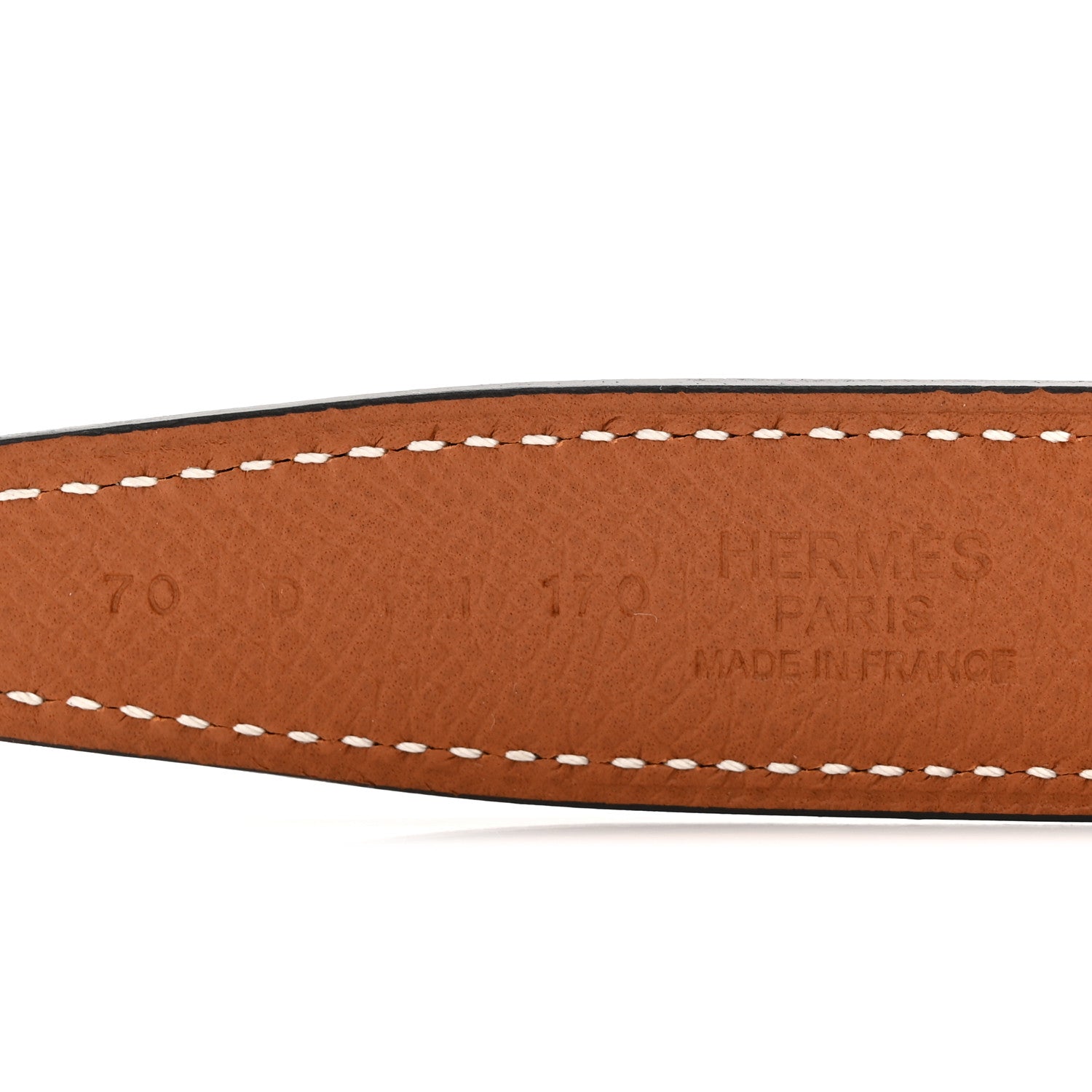 Hermes Swift Epsom 24mm Mini H Belt 70 28 Black Gold 5 of 6