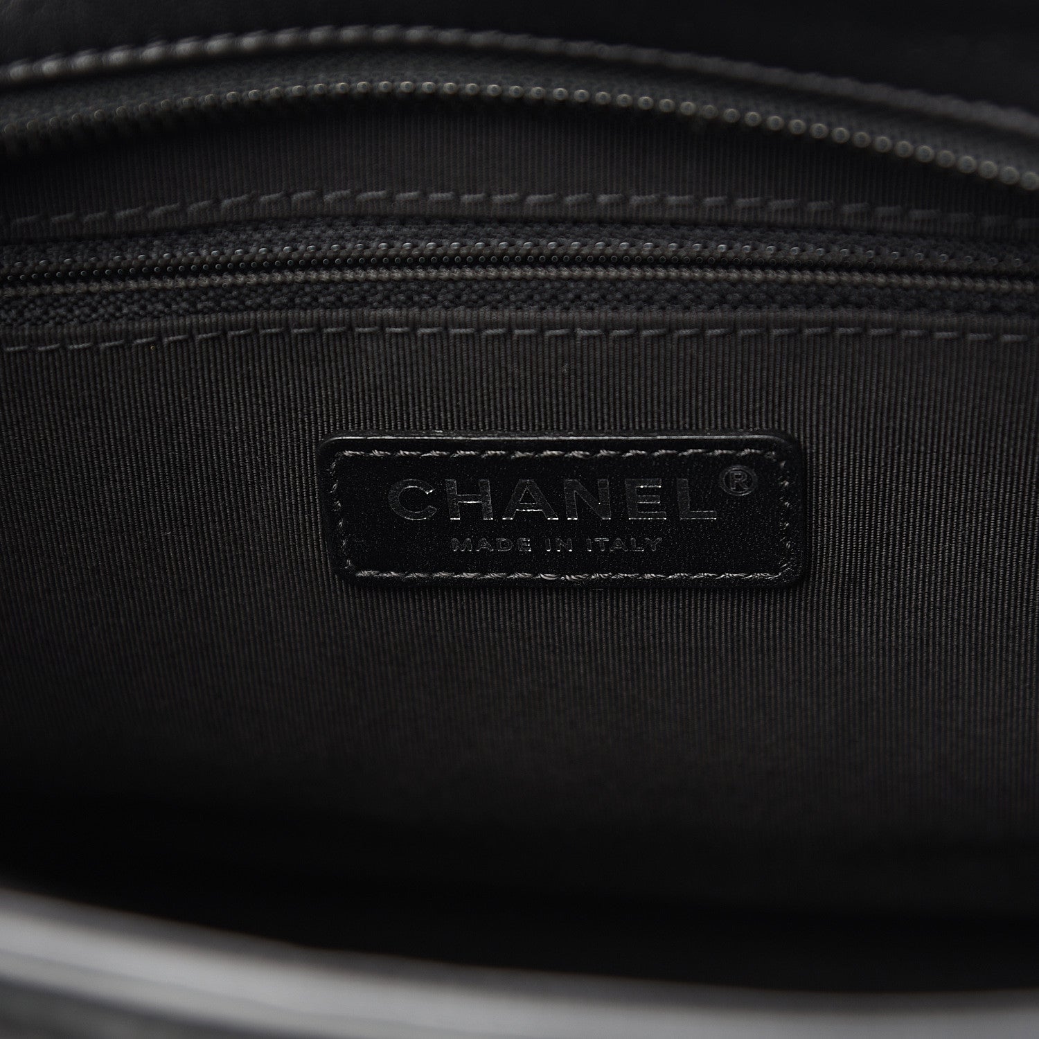 Chanel Aged Calfskin Chevron Quilted Medium Gabrielle Hobo Black 5 of 9