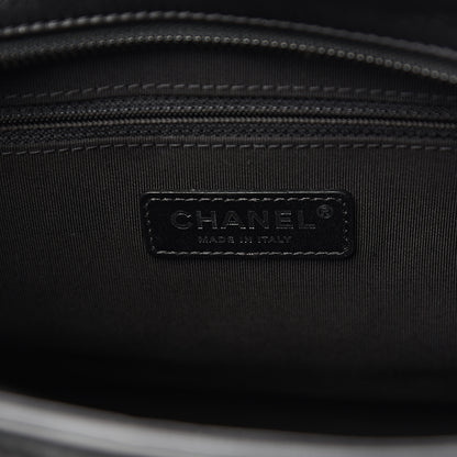 Chanel Aged Calfskin Chevron Quilted Medium Gabrielle Hobo Black 5 of 9