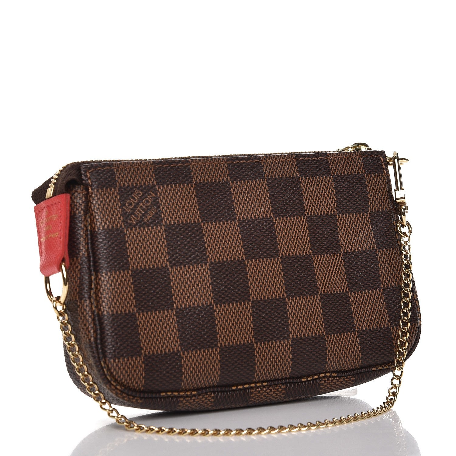 Louis Vuitton Damier Ebene 2016 Christmas Animation Mini Pochette Accessories 3 of 8