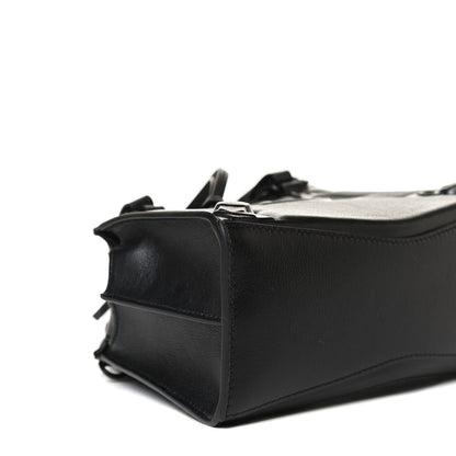 Balenciaga Cake Calfskin Tonal Hardware Mini Neo Classic City Black 10 of 12