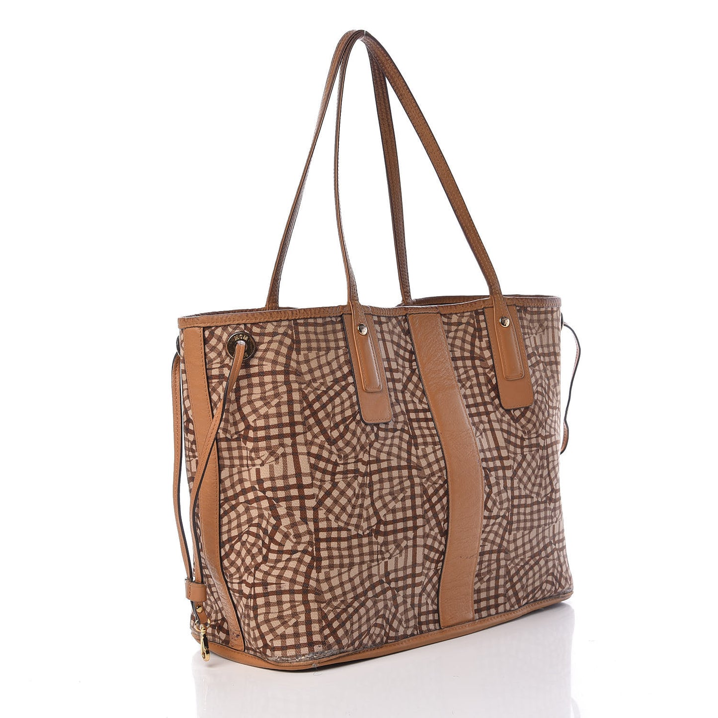 Visetos Medium Liz Reversible Shopper Tote Cognac