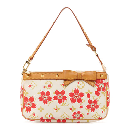 Louis Vuitton Monogram Cherry Blossom Pochette Accessories Red 1 of 10