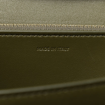 Celine Box Calfskin Classic Box Medium Flap Bag Army Green 9 of 9