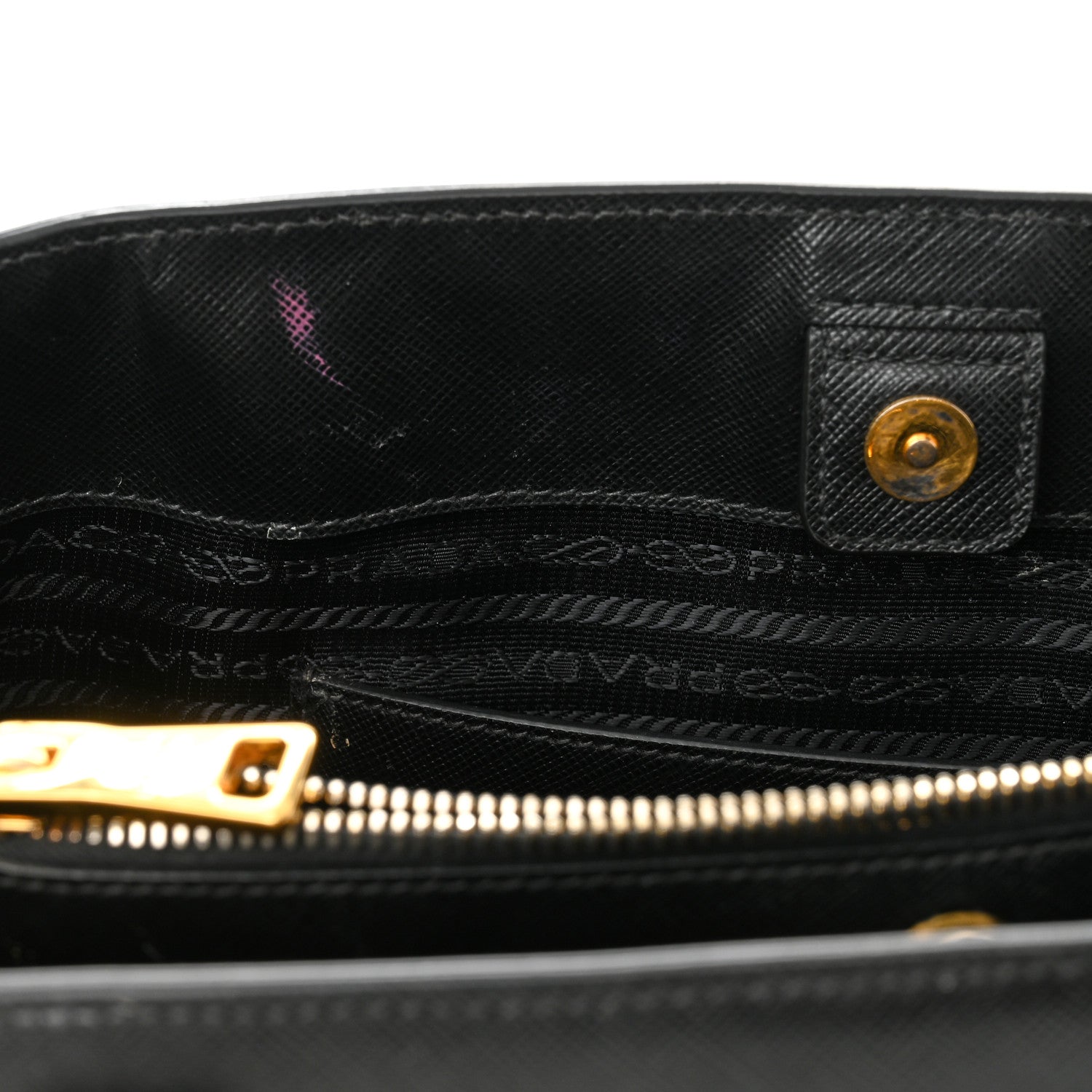 Prada Saffiano Lux Medium Tote Black 11 of 13