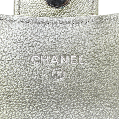 Chanel Metallic Goatskin Quilted Ombre Classic Clutch With Chain 6 of 10