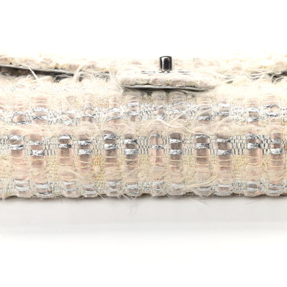 Chanel Tweed Quilted Single Flap Beige 12 of 12