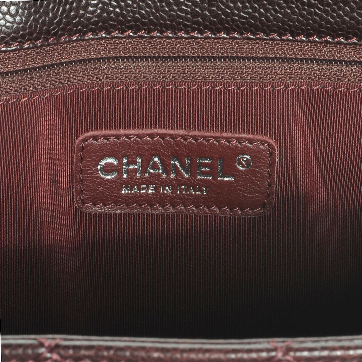 Chanel Caviar Grand Shopping Tote GST Dark Brown 7 of 8