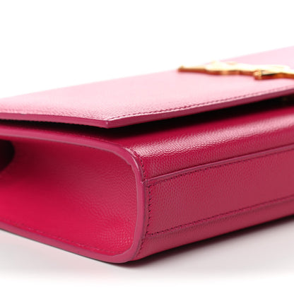 Saint Laurent Grain De Poudre Classic Monogram Cassandre Clutch Lipstick Fuchsia 9 of 10