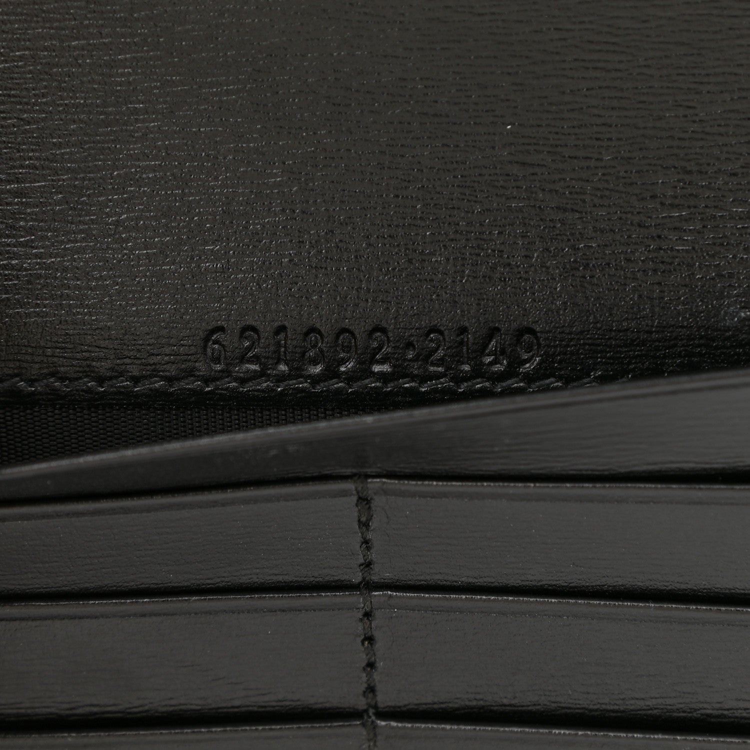 Gucci Boarded Plutone Calfskin Horsebit 1955 Wallet On Chain Black 7 of 10
