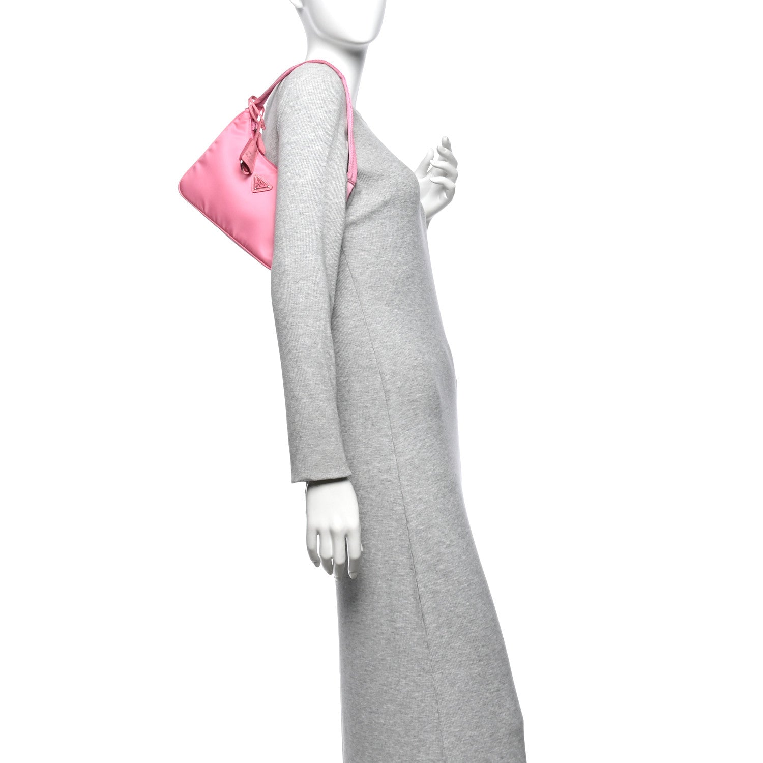 Prada Tessuto Nylon Mini Re-Edition 2000 Bag Begonia 2 of 10