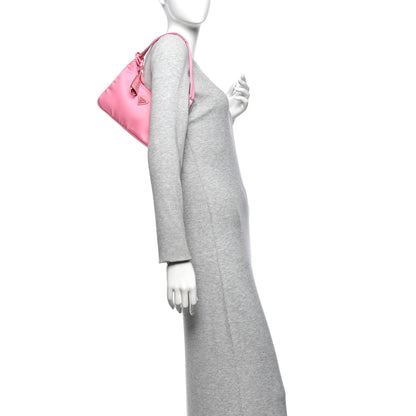 Prada Tessuto Nylon Mini Re-Edition 2000 Bag Begonia 2 of 10