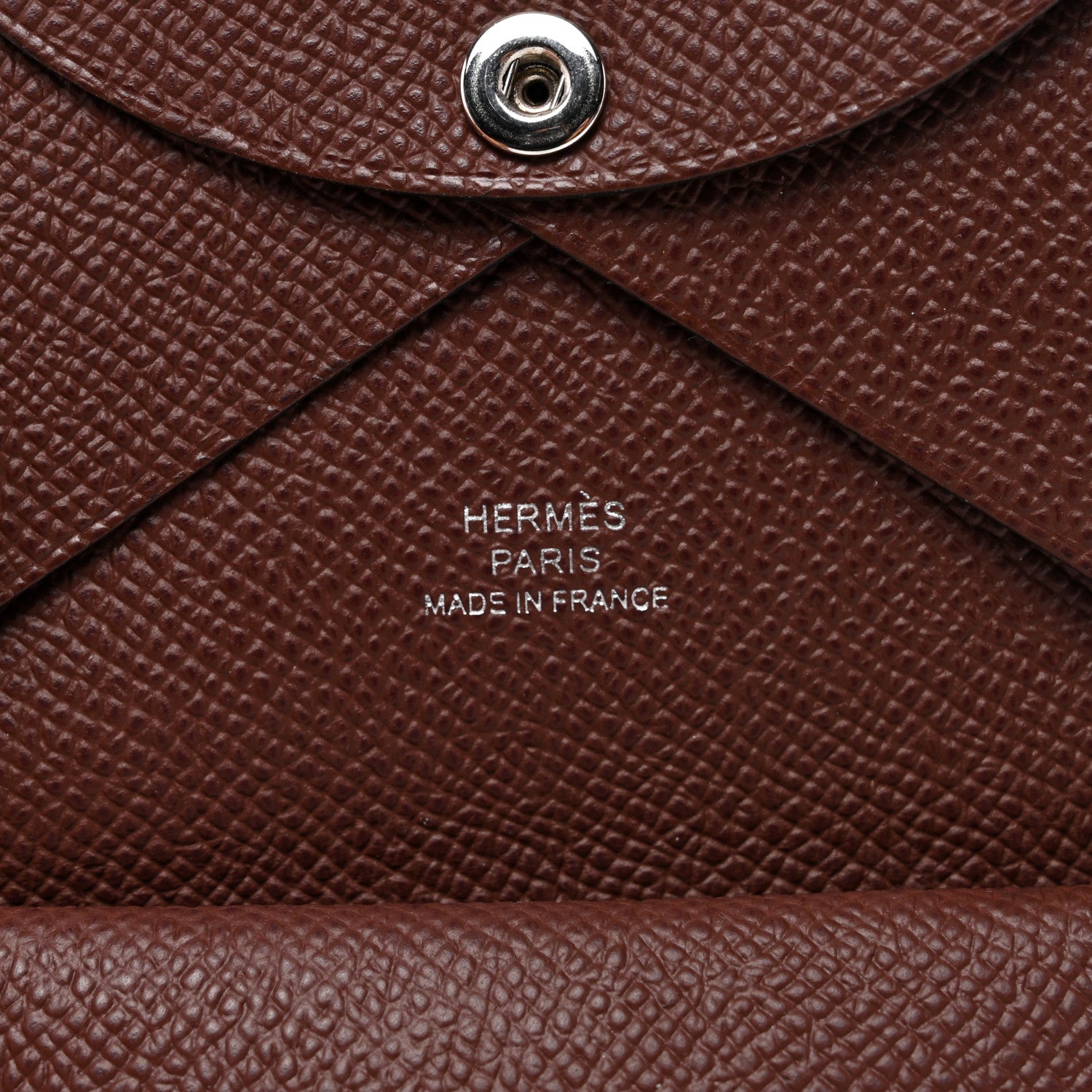 Hermes Epsom Calvi Duo Card Case Terre 6 of 8