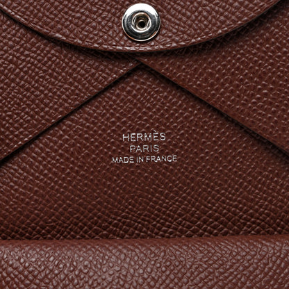 Hermes Epsom Calvi Duo Card Case Terre 6 of 8