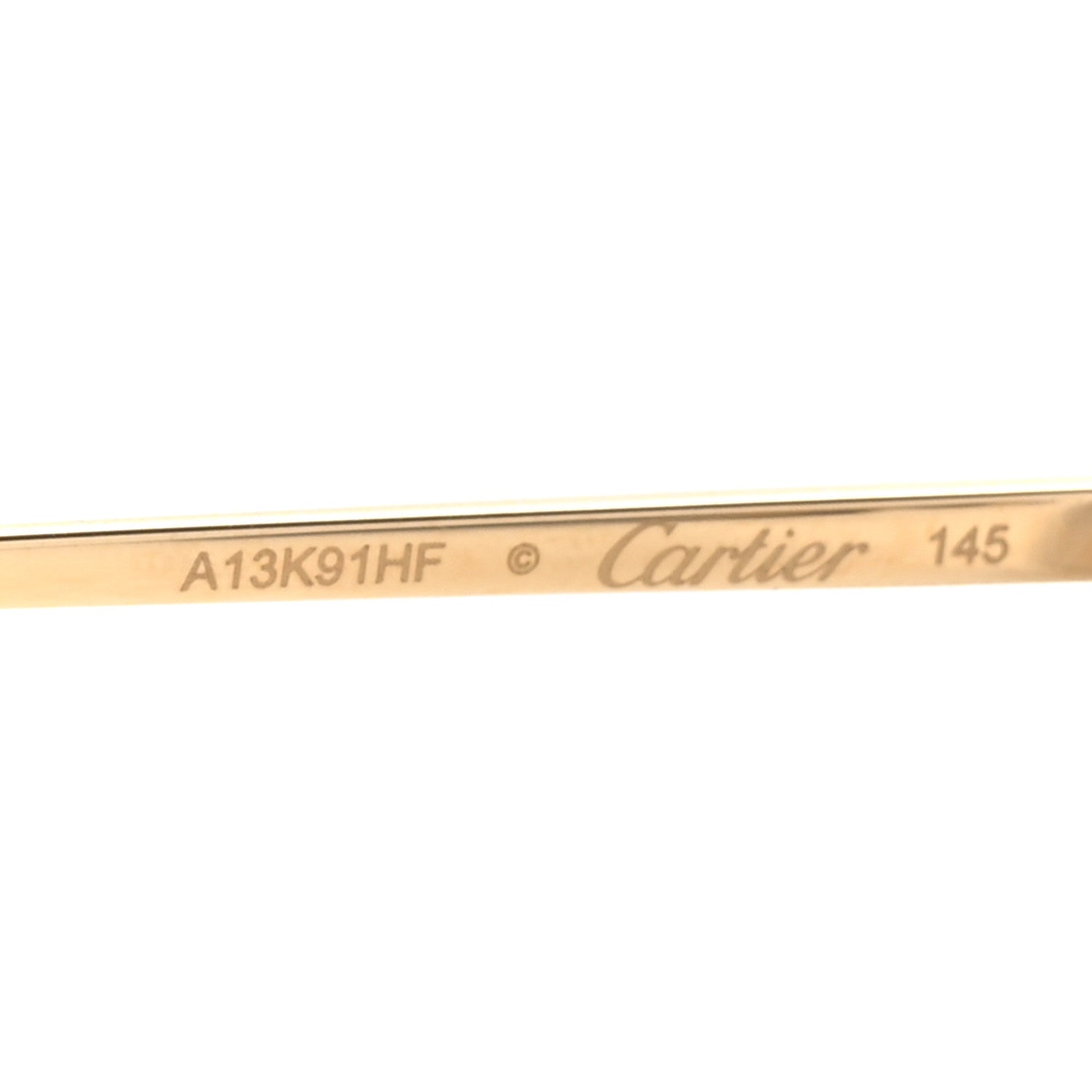 Cartier Metal Rimless C Decor Sunglasses CT0468S Gold Grey 5 of 8