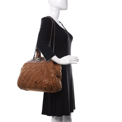 Chanel Iridescent Calfskin Large In The Mix Tote Light Brown 2 of 11