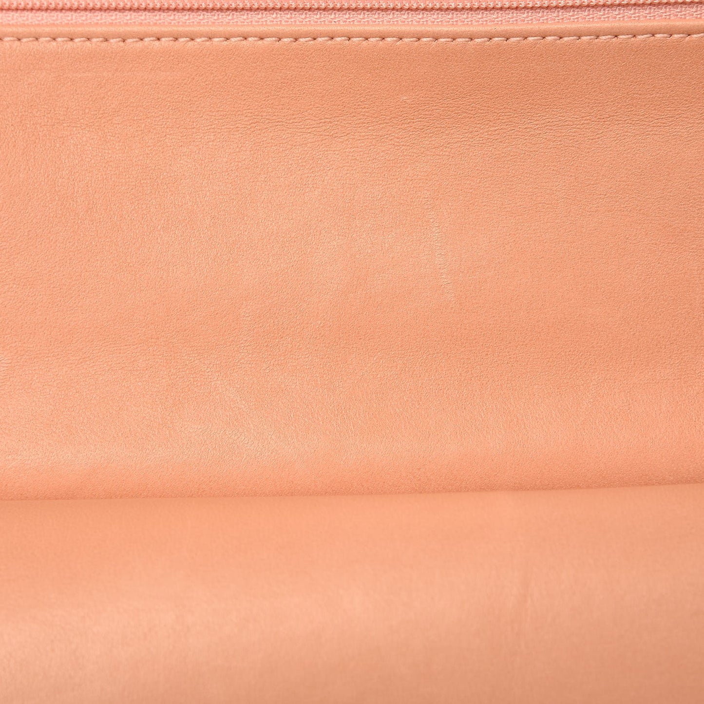 Lambskin Quilted Medium Double Flap Orange