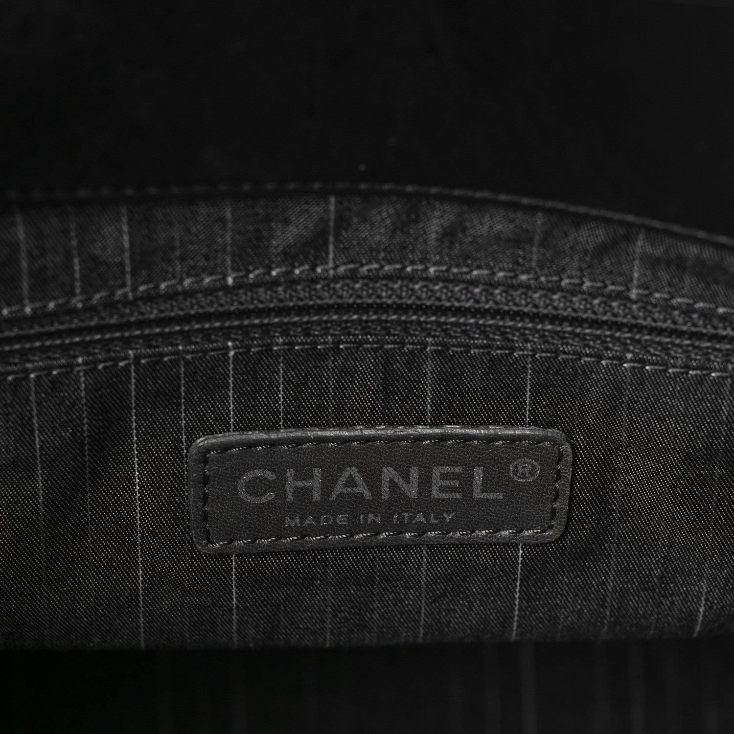 Chanel Lambskin Large In and Out Tote Black 6 of 10