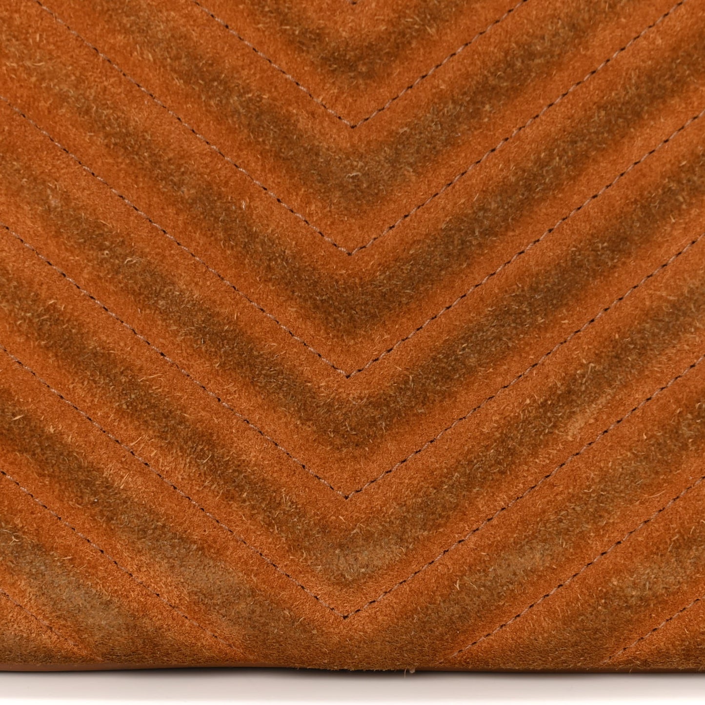 Suede Matelasse Monogram Lou Camera Bag Cinnamon