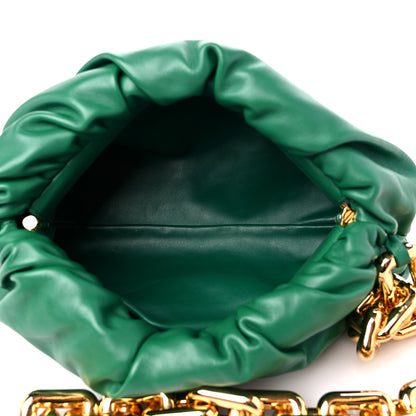 Bottega Veneta Calfskin The Pouch Chain Racing Green 5 of 10