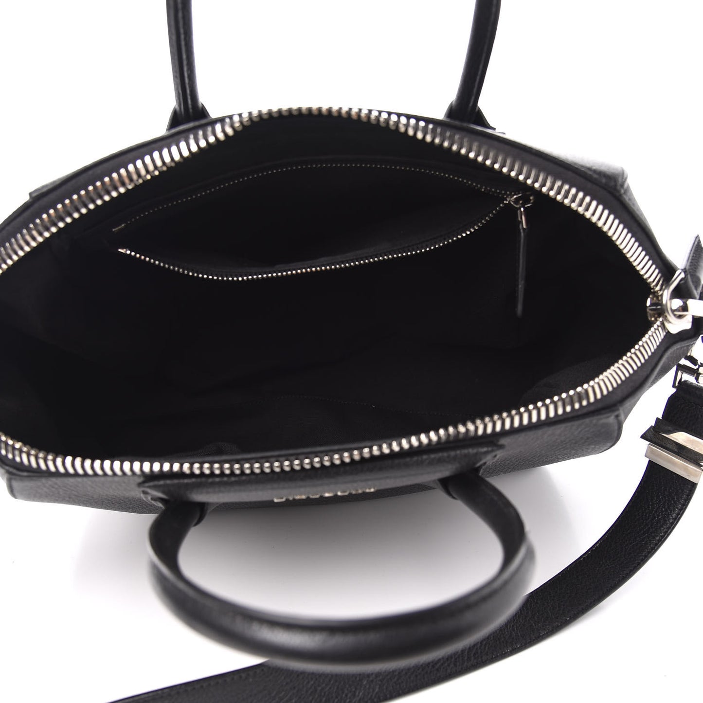 Sugar Goatskin Medium Antigona Black