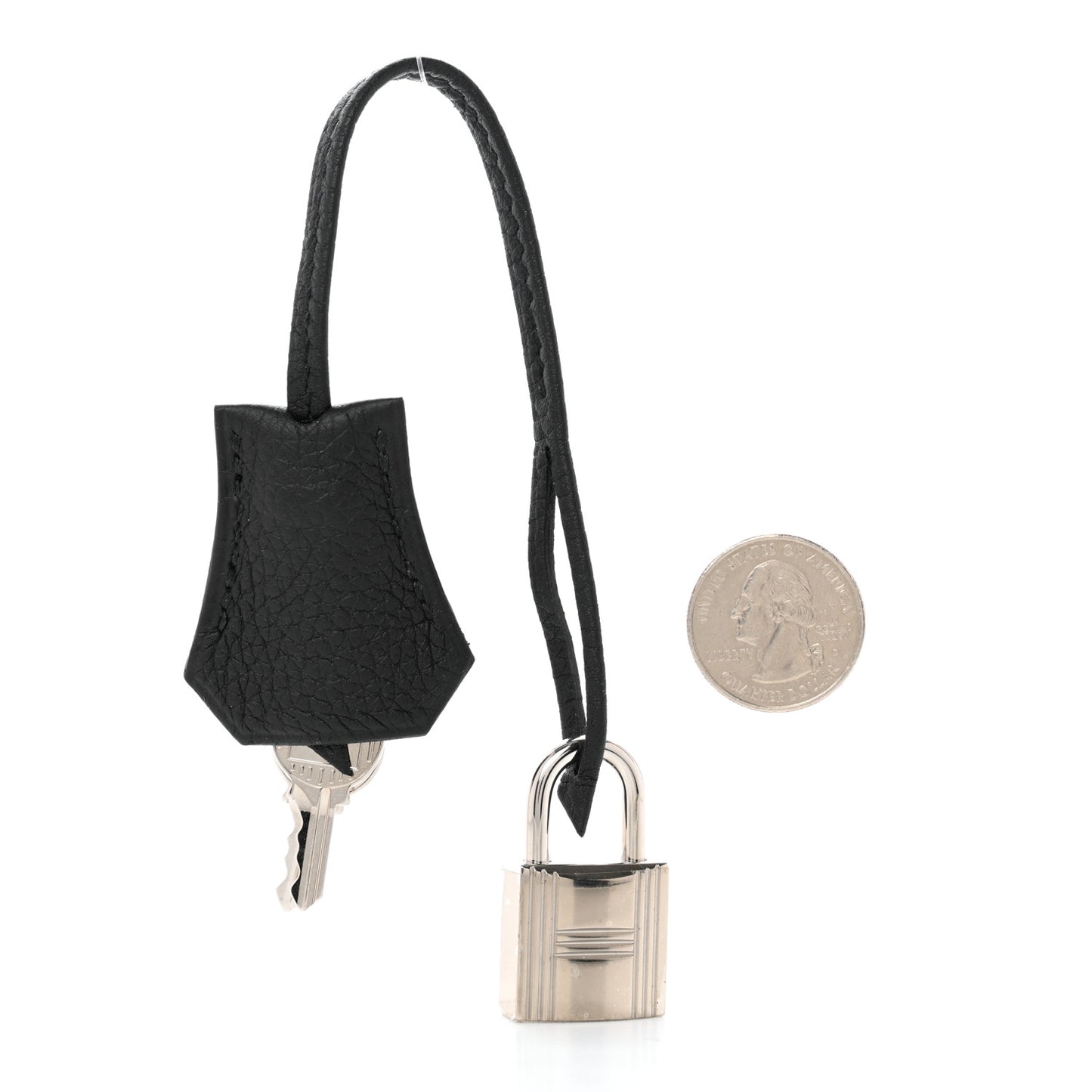 Togo Lock and Key Clochette Set Black
