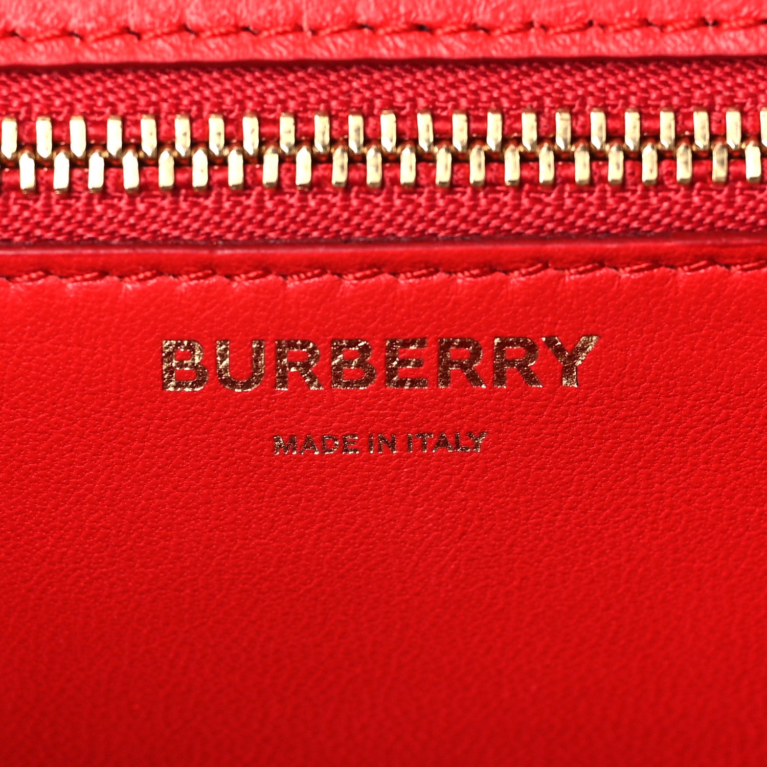 Burberry Calfskin Small TB Bag Bright Red 6 of 9