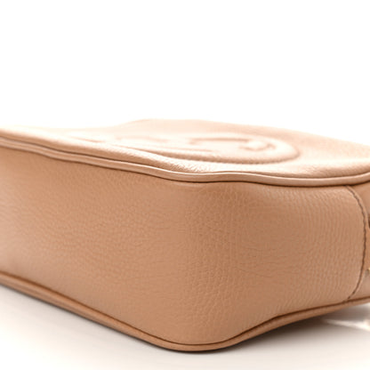 Gucci Pebbled Calfskin Small Soho Disco Bag Camelia 12 of 13