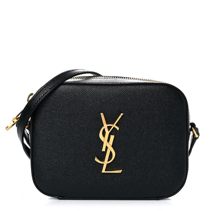 Saint Laurent Grain De Poudre Small Classic Monogram Camera Bag Black 1 of 8