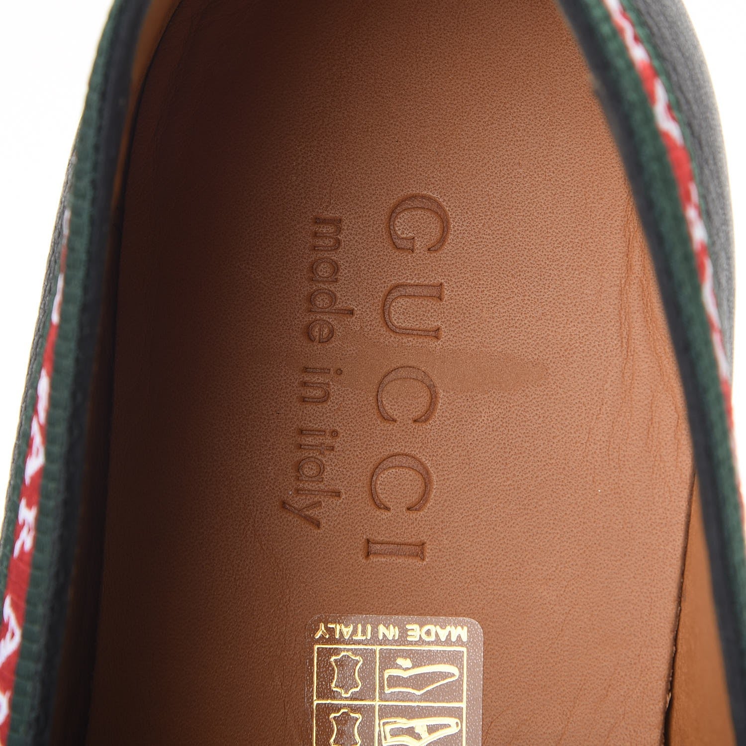 Gucci Mens Calfskin Vicente L'Avenue Loafer 8.5 Black 8 of 13