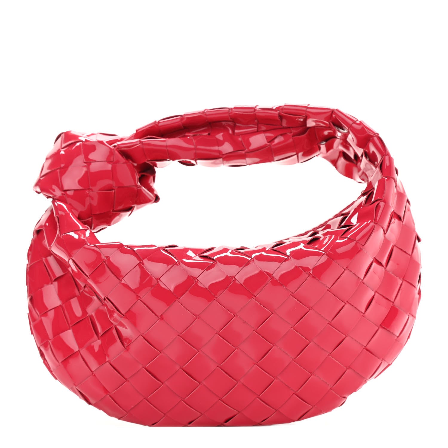 Bottega Veneta Patent Nappa Intrecciato Mini Jodie Candy Stripe 1 of 10