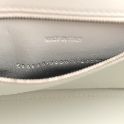 Balenciaga Shiny Box Calfskin Tonal B Small Hourglass Top Handle Bag White 7 of 17