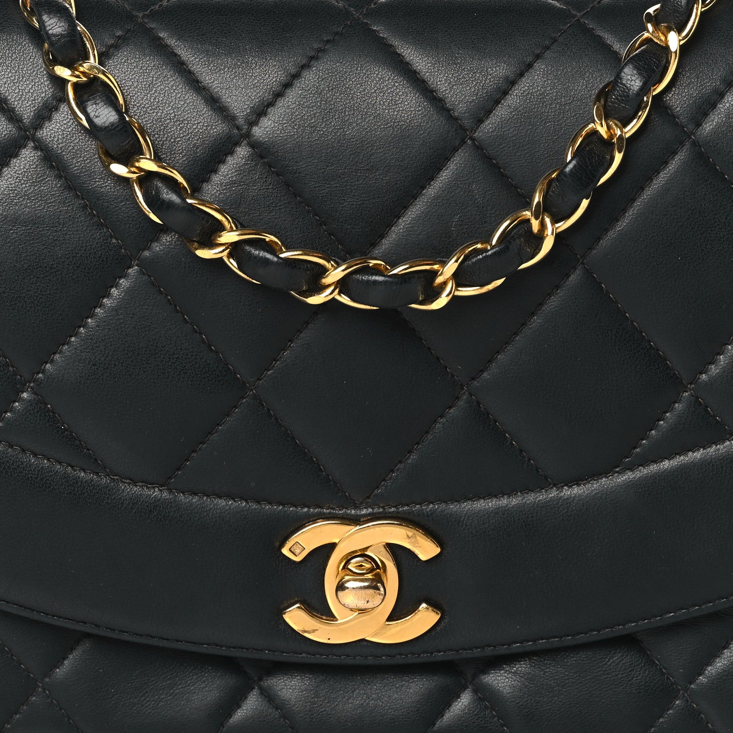Chanel Lambskin Quilted Small Single Flap Black 8 of 10