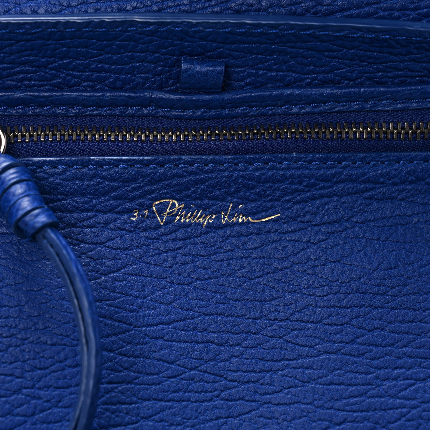 3.1 Phillip Lim Textured Calfskin Mini Pashli Satchel Cobalt 6 of 8