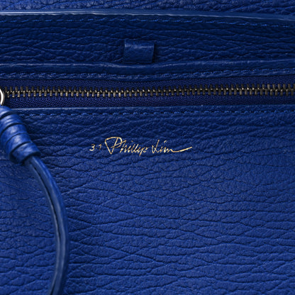 3.1 Phillip Lim Textured Calfskin Mini Pashli Satchel Cobalt 6 of 8