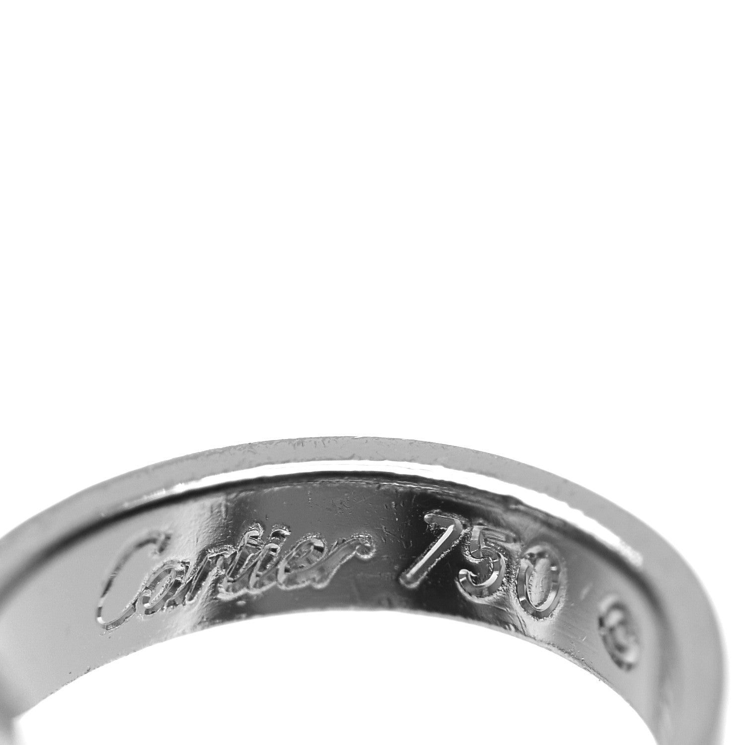 Cartier 18K White Gold Interlocking LOVE Bracelet 3 of 3