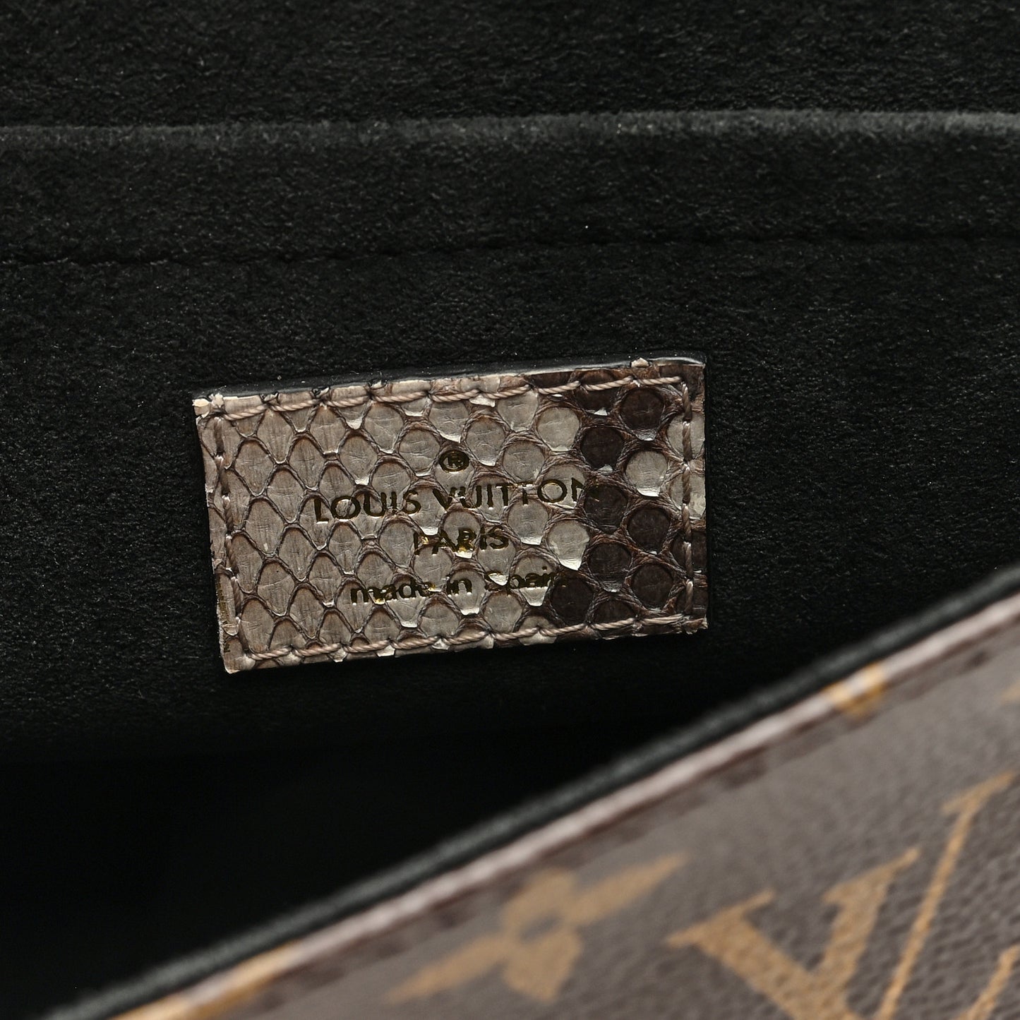 Monogram Snakeskin Saint Placide