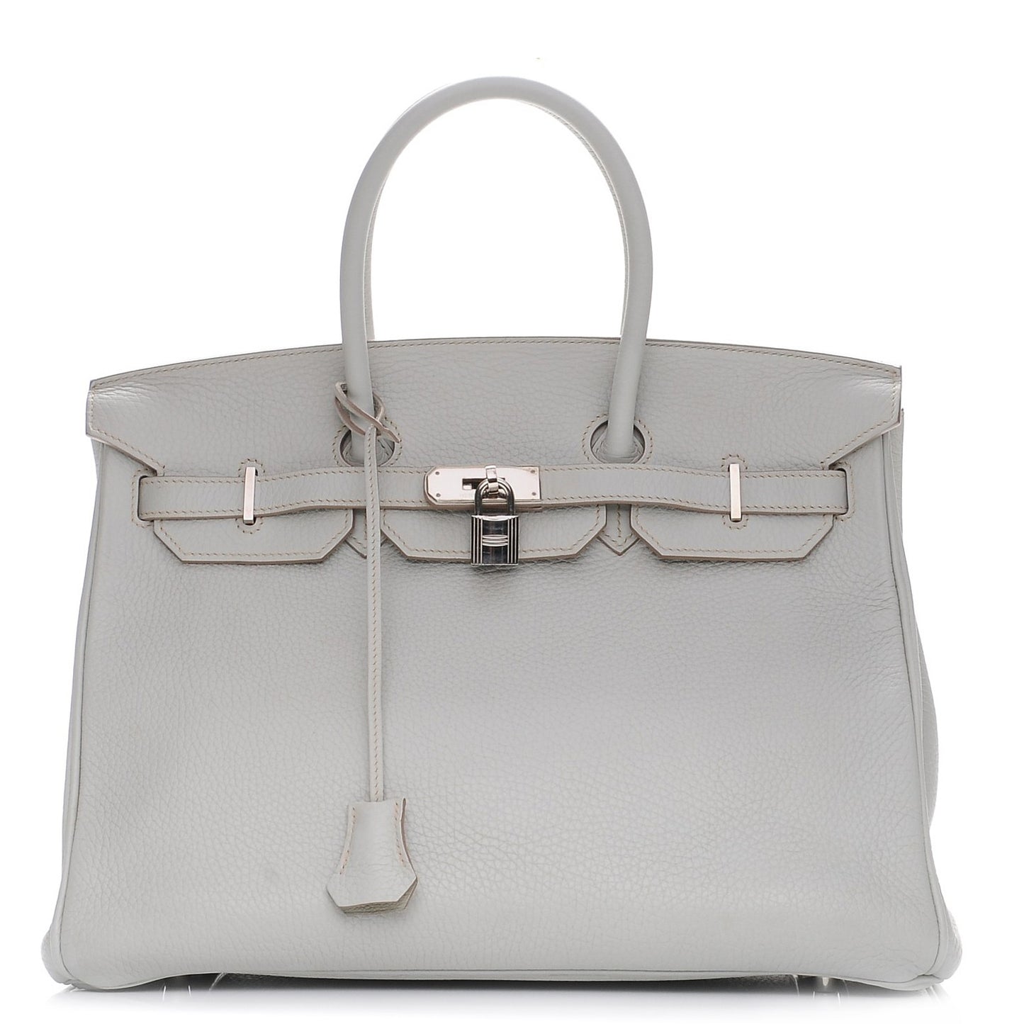 Taurillon Clemence Birkin 35 Gris Perle
